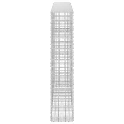 vidaXL Gabion with 3.5 mm Wire and 5x5 cm Mesh 250x30x150 cm 4