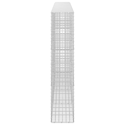 vidaXL Gabion with 3.5 mm Wire and 5x5 cm Mesh 350x30x150 cm 4