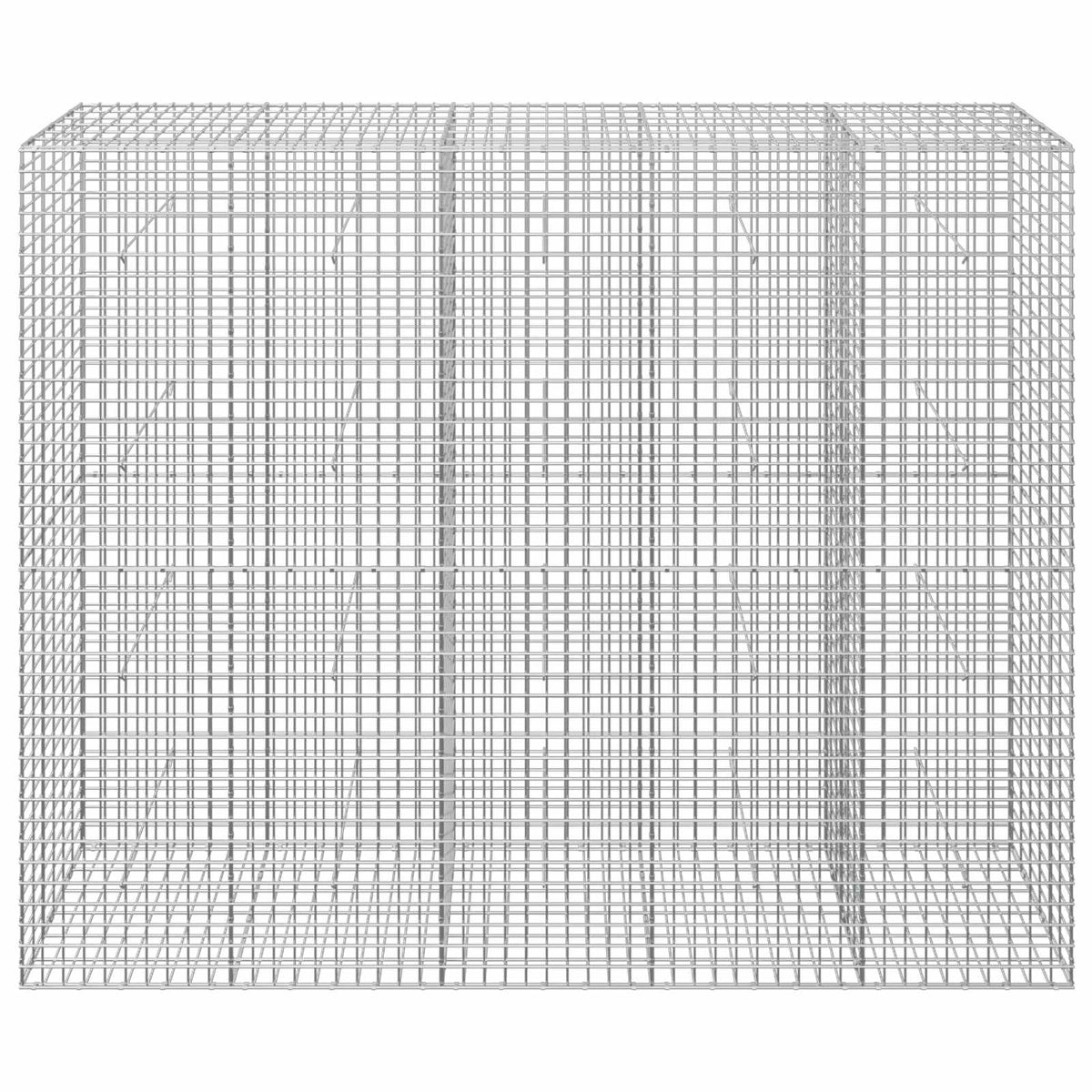vidaXL Gabion with 3.5 mm Wire and 5x5 cm Mesh 250x30x200 cm 3