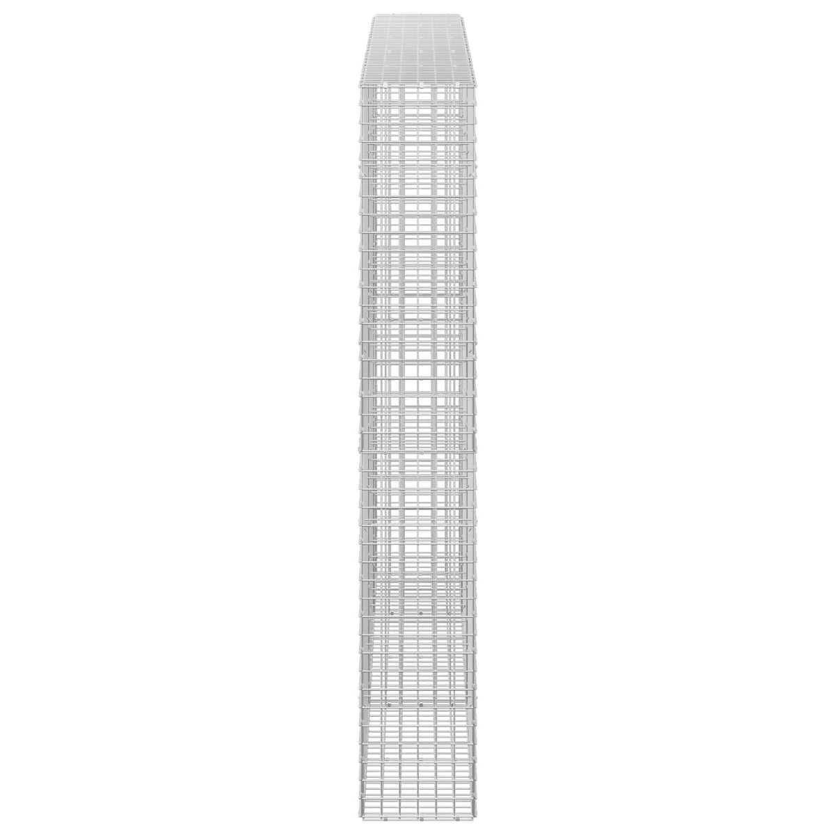 vidaXL Gabion with 3.5 mm Wire and 5x5 cm Mesh 250x30x200 cm 4