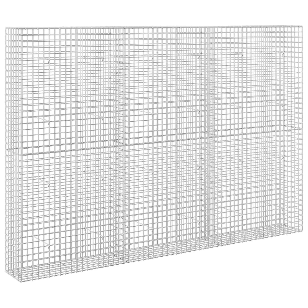 vidaXL Gabion with 3.5 mm Wire and 5x5 cm Mesh 300x30x200 cm 2