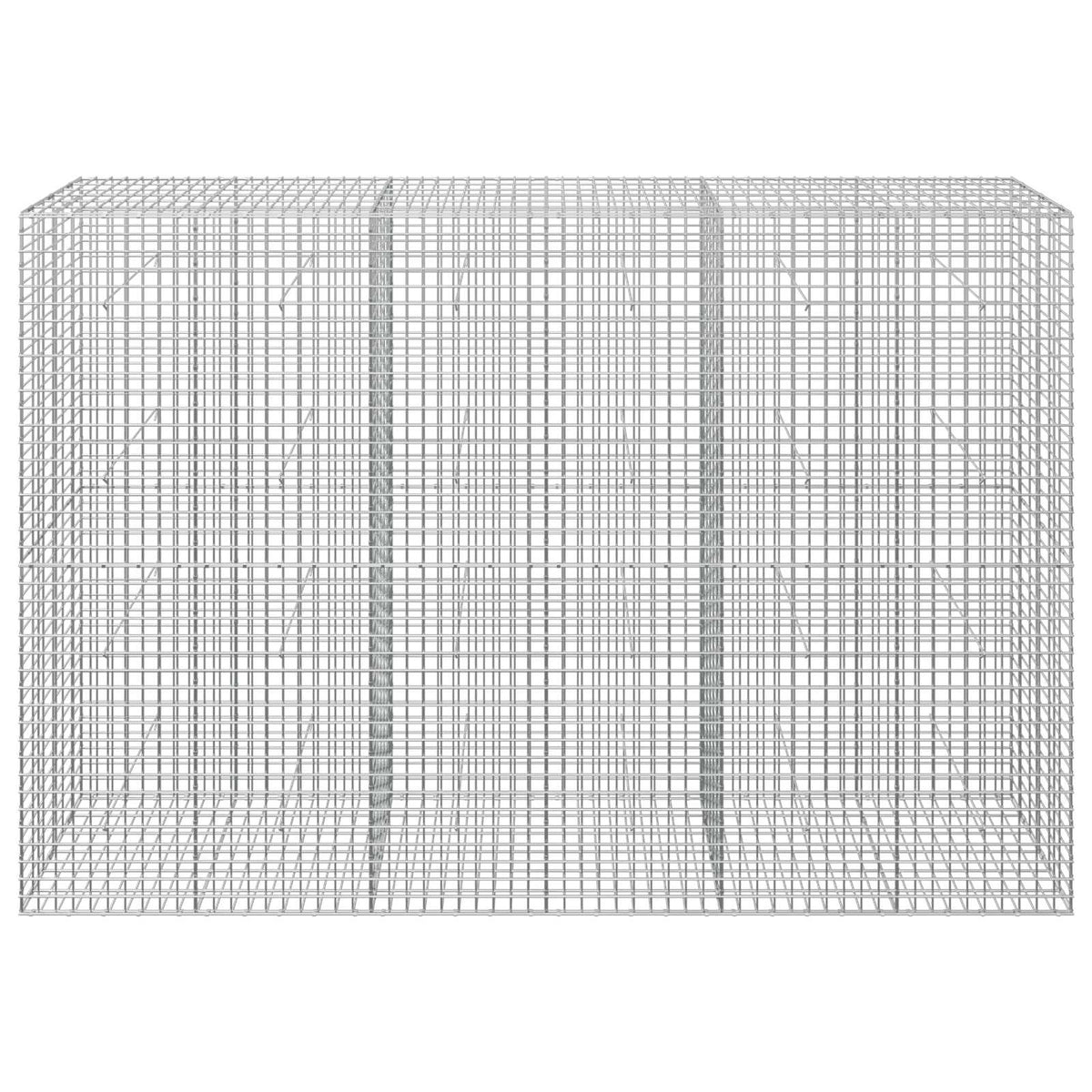 vidaXL Gabion with 3.5 mm Wire and 5x5 cm Mesh 300x30x200 cm 3