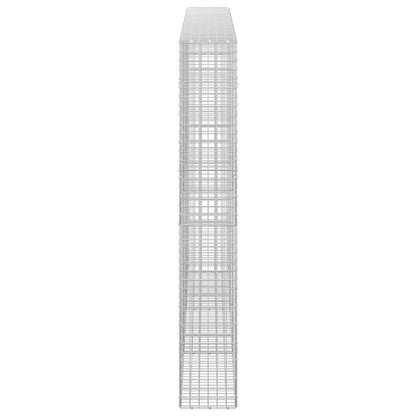 vidaXL Gabion with 3.5 mm Wire and 5x5 cm Mesh 300x30x200 cm 4