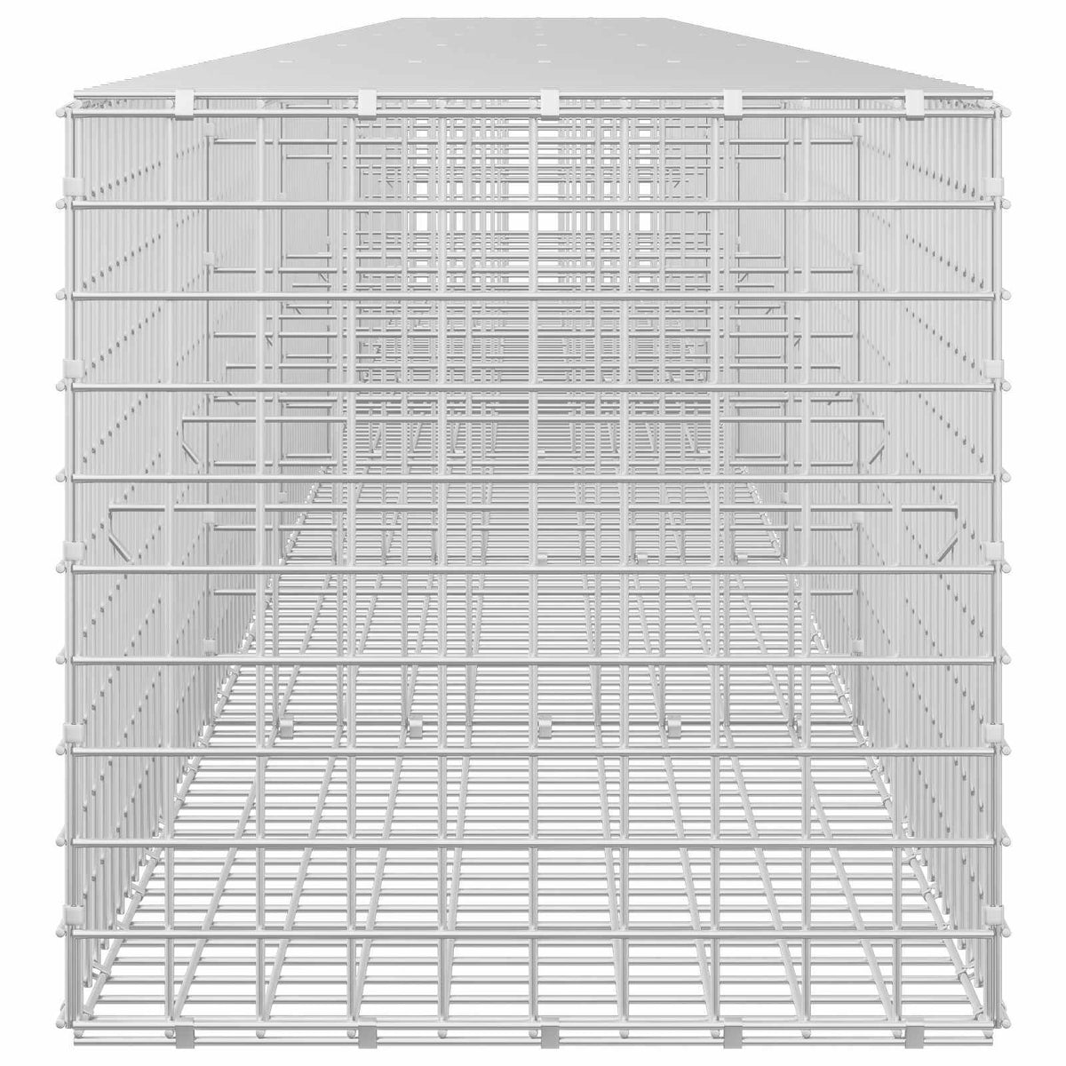 vidaXL Gabion with 3.5 mm Wire and 5x5 cm Mesh 600x50x50 cm 4