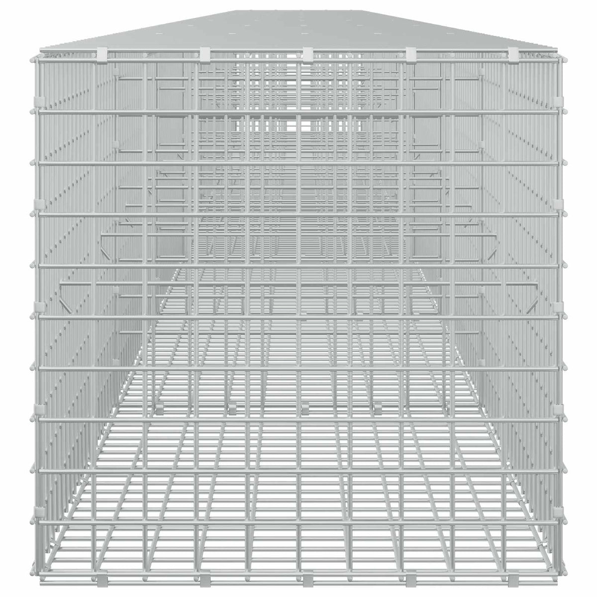 vidaXL Gabion with 3.5 mm Wire and 5x5 cm Mesh 750x50x50 cm 4