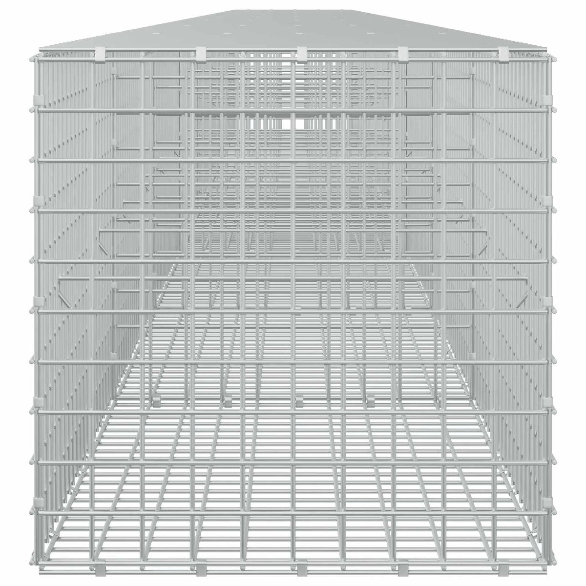 vidaXL Gabion with 3.5 mm Wire and 5x5 cm Mesh 800x50x50 cm 4