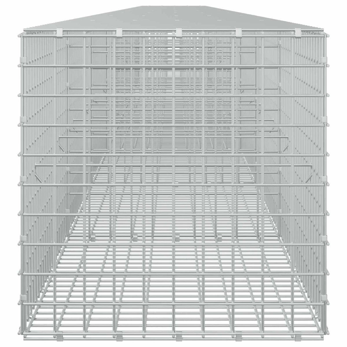 vidaXL Gabion with 3.5 mm Wire and 5x5 cm Mesh 900x50x50 cm 4