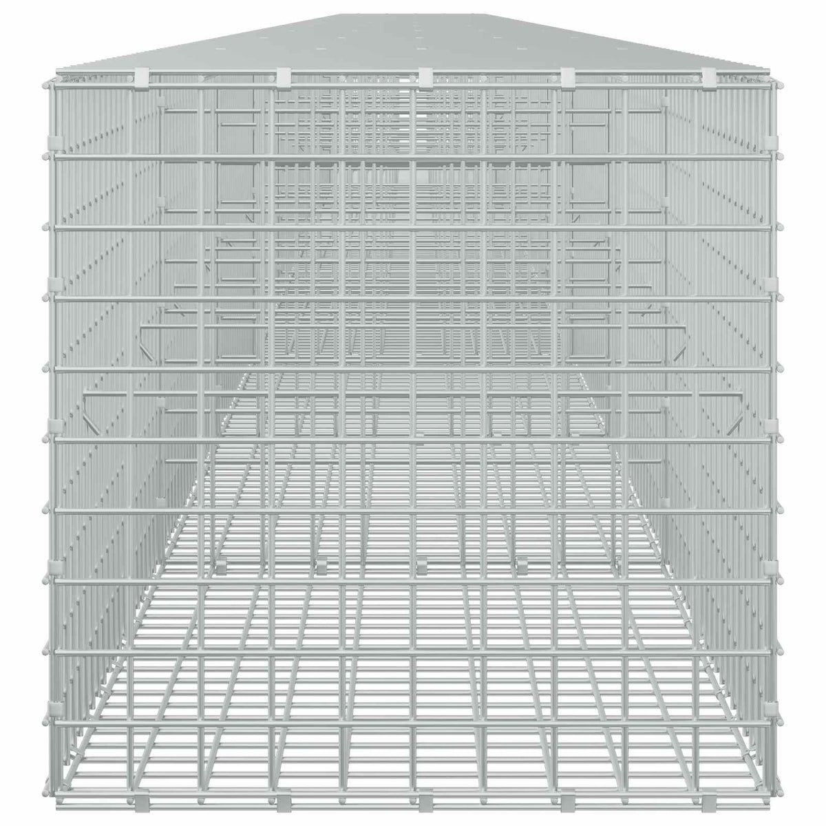 vidaXL Gabion with 3.5 mm Wire and 5x5 cm Mesh 950x50x50 cm 4