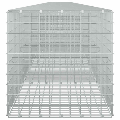 vidaXL Gabion with 3.5 mm Wire and 5x5 cm Mesh 950x50x50 cm 4