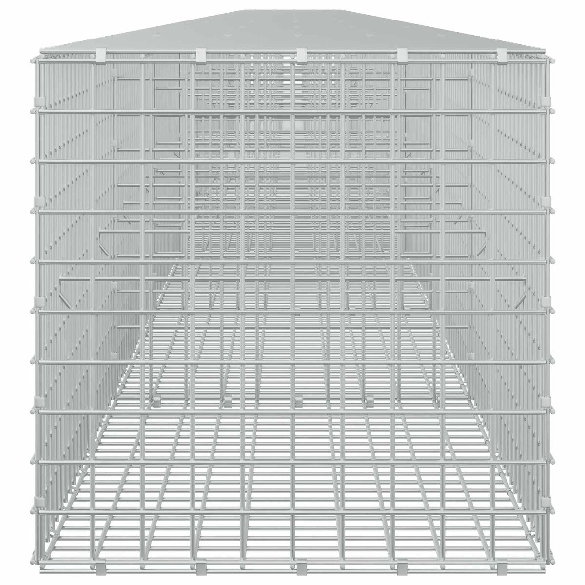 vidaXL Gabion with 3.5 mm Wire and 5x5 cm Mesh 1000x50x50 cm 4