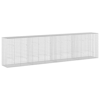 vidaXL Gabion with 3.5 mm Wire and 5x5 cm Mesh 400x50x100 cm 2