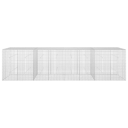 vidaXL Gabion with 3.5 mm Wire and 5x5 cm Mesh 400x50x100 cm 3