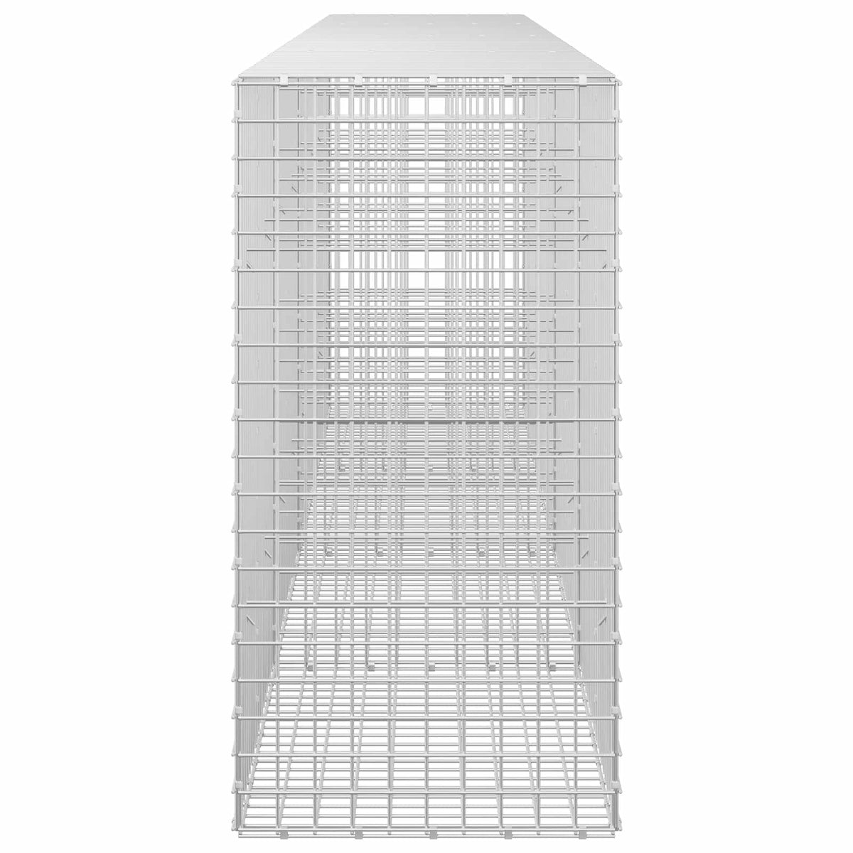 vidaXL Gabion with 3.5 mm Wire and 5x5 cm Mesh 400x50x100 cm 4