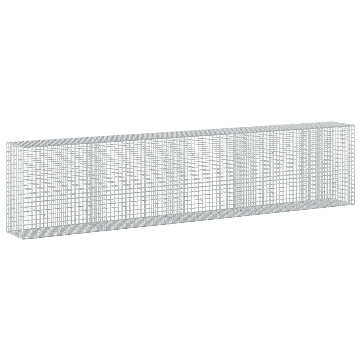 vidaXL Gabion with 3.5 mm Wire and 5x5 cm Mesh 450x50x100 cm 2