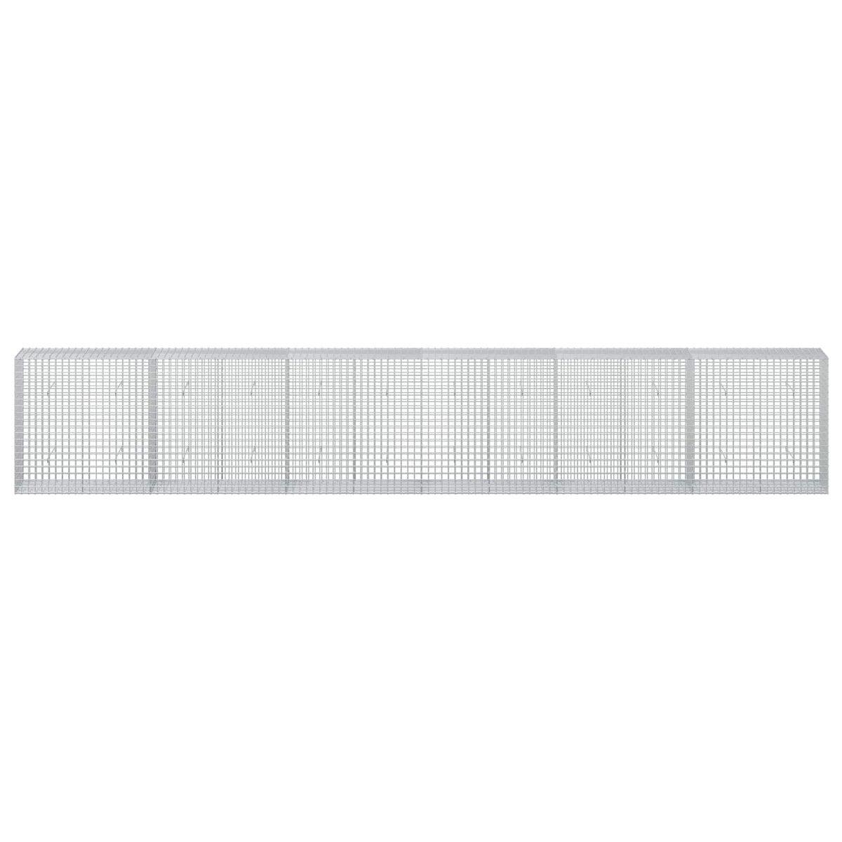 vidaXL Gabion with 3.5 mm Wire and 5x5 cm Mesh 600x50x100 cm 3
