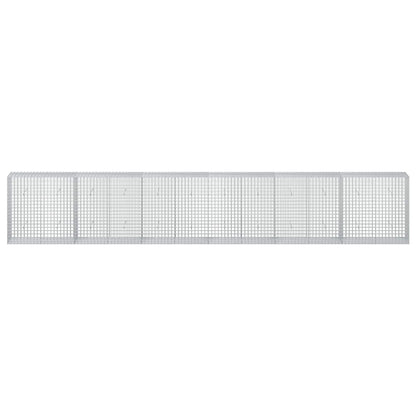 vidaXL Gabion with 3.5 mm Wire and 5x5 cm Mesh 600x50x100 cm 3