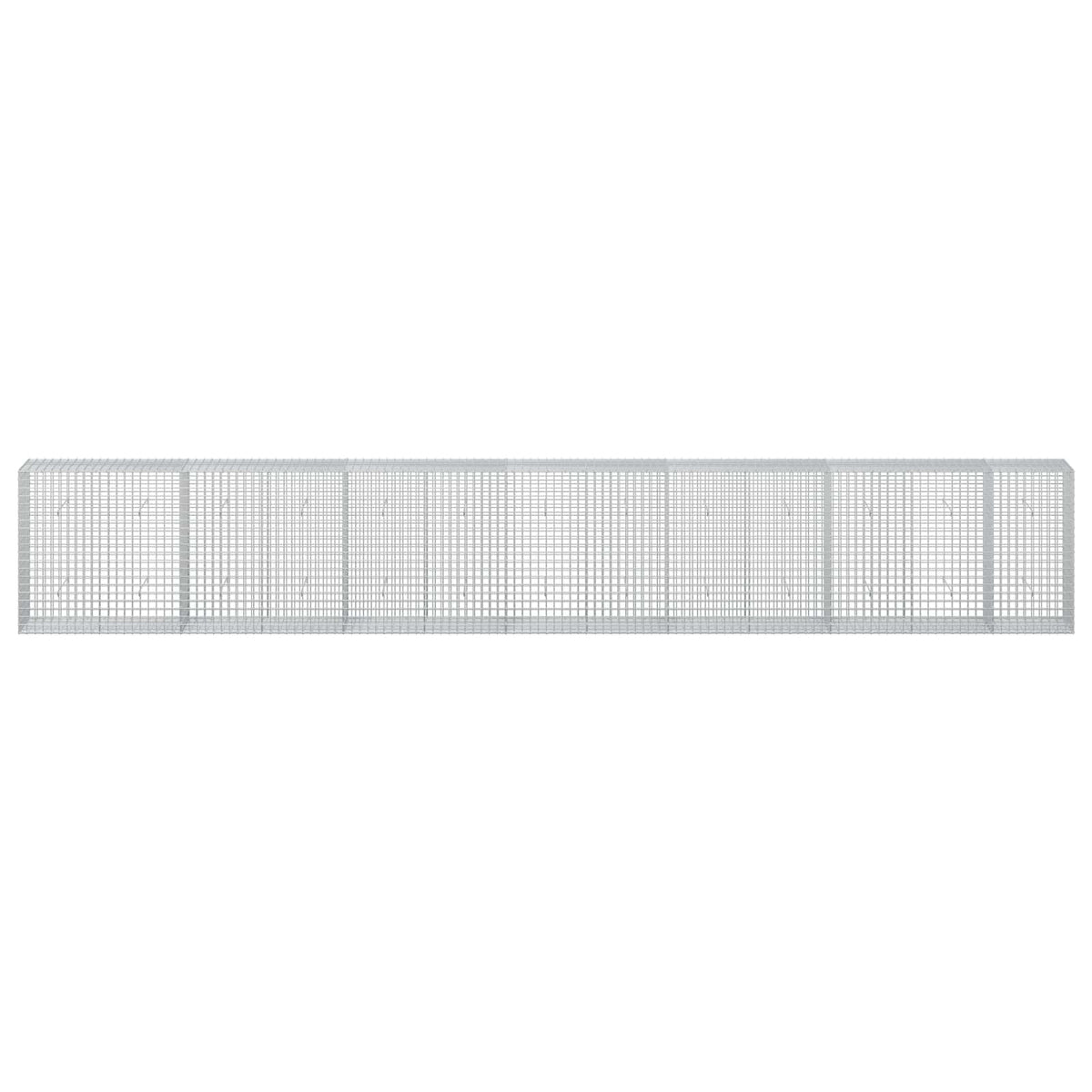 vidaXL Gabion with 3.5 mm Wire and 5x5 cm Mesh 650x50x100 cm 3