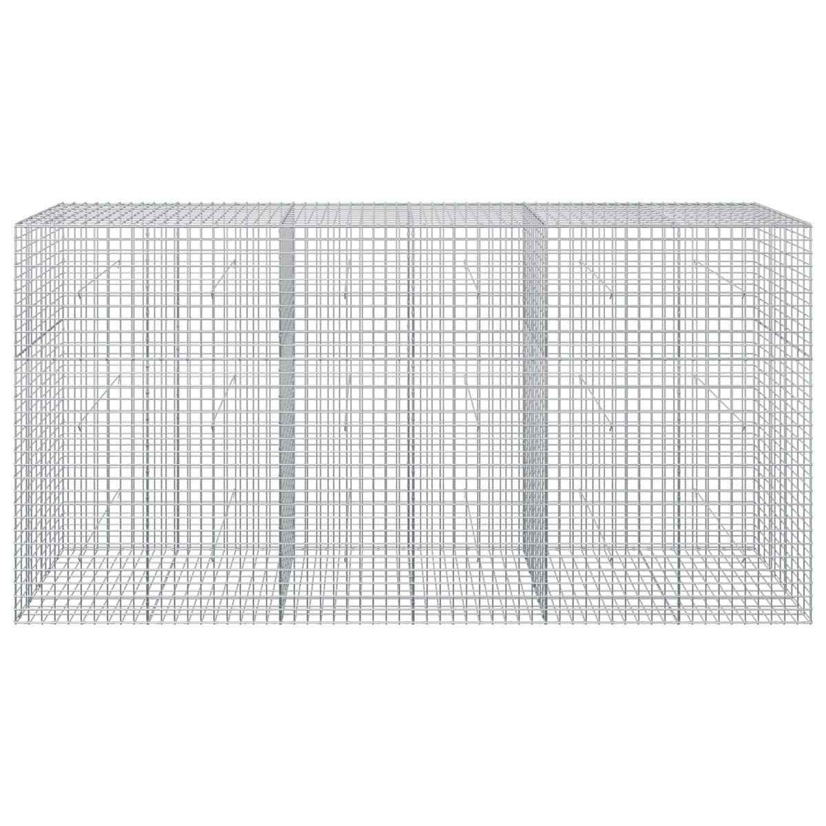 Gabion with 3.5 mm Wire and 5x5 cm Mesh 50x50x150 cm Height 150 cm Thickness 50 cm 50–1000 cm 300 cm