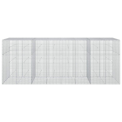 vidaXL Gabion with 3.5 mm Wire and 5x5 cm Mesh 400x50x150 cm 3