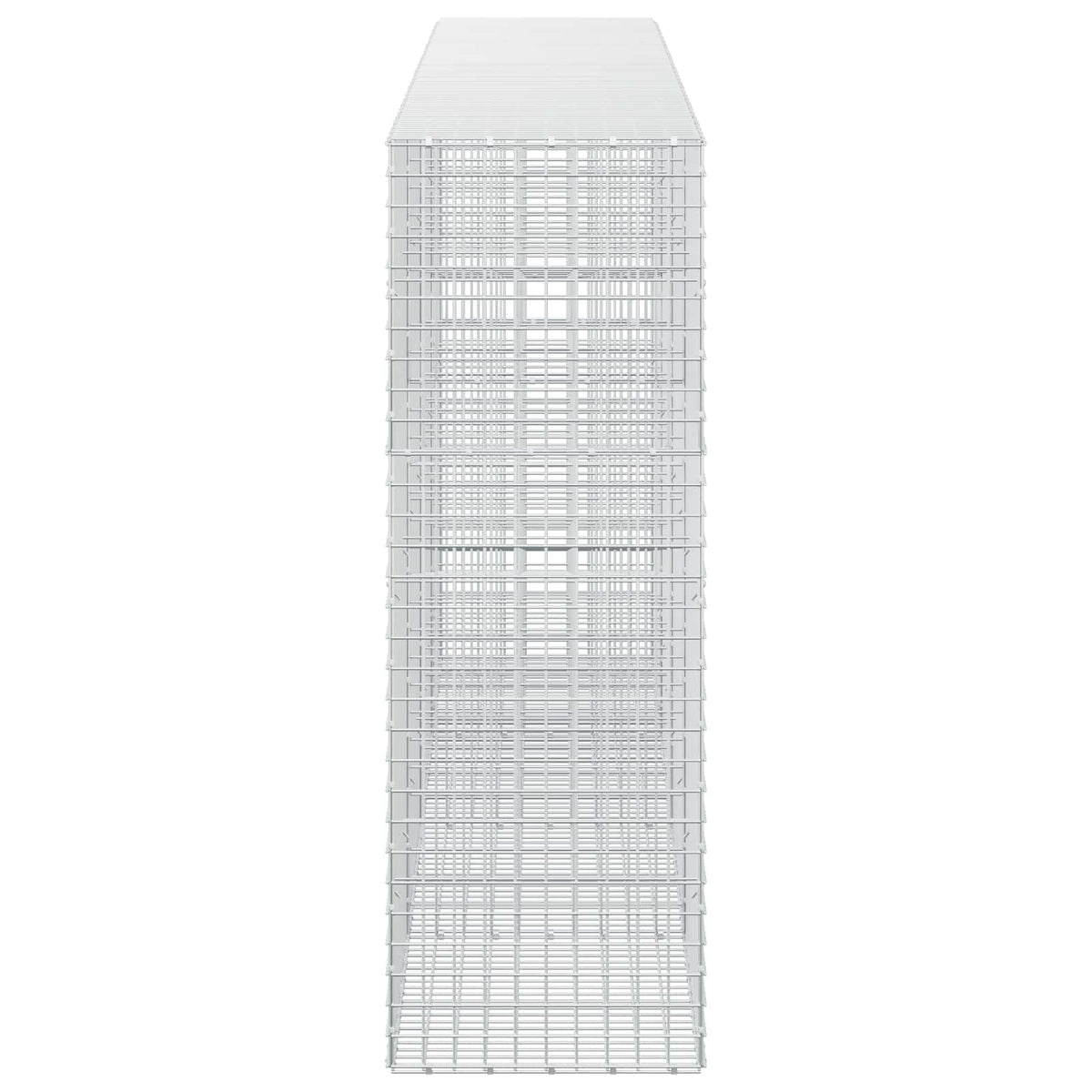 vidaXL Gabion with 3.5 mm Wire and 5x5 cm Mesh 400x50x150 cm 4