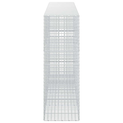 vidaXL Gabion with 3.5 mm Wire and 5x5 cm Mesh 400x50x150 cm 4