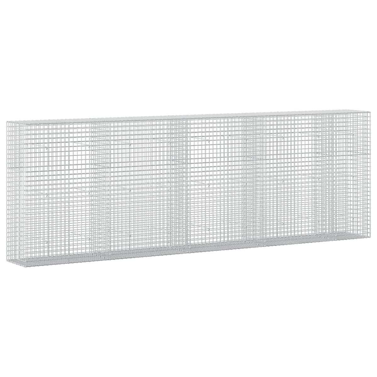 vidaXL Gabion with 3.5 mm Wire and 5x5 cm Mesh 450x50x150 cm 2
