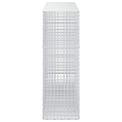 vidaXL Gabion with 3.5 mm Wire and 5x5 cm Mesh 450x50x150 cm 4