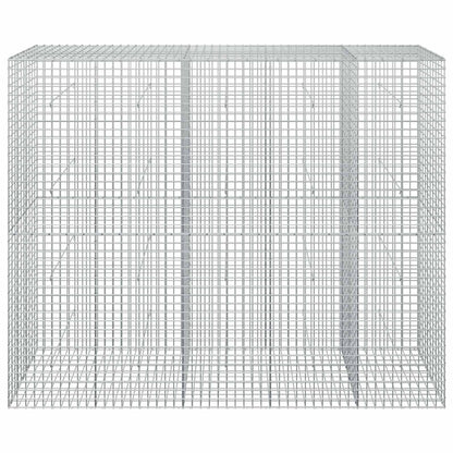vidaXL Gabion with 3.5 mm Wire and 5x5 cm Mesh 250x50x200 cm 3