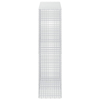 vidaXL Gabion with 3.5 mm Wire and 5x5 cm Mesh 250x50x200 cm 4