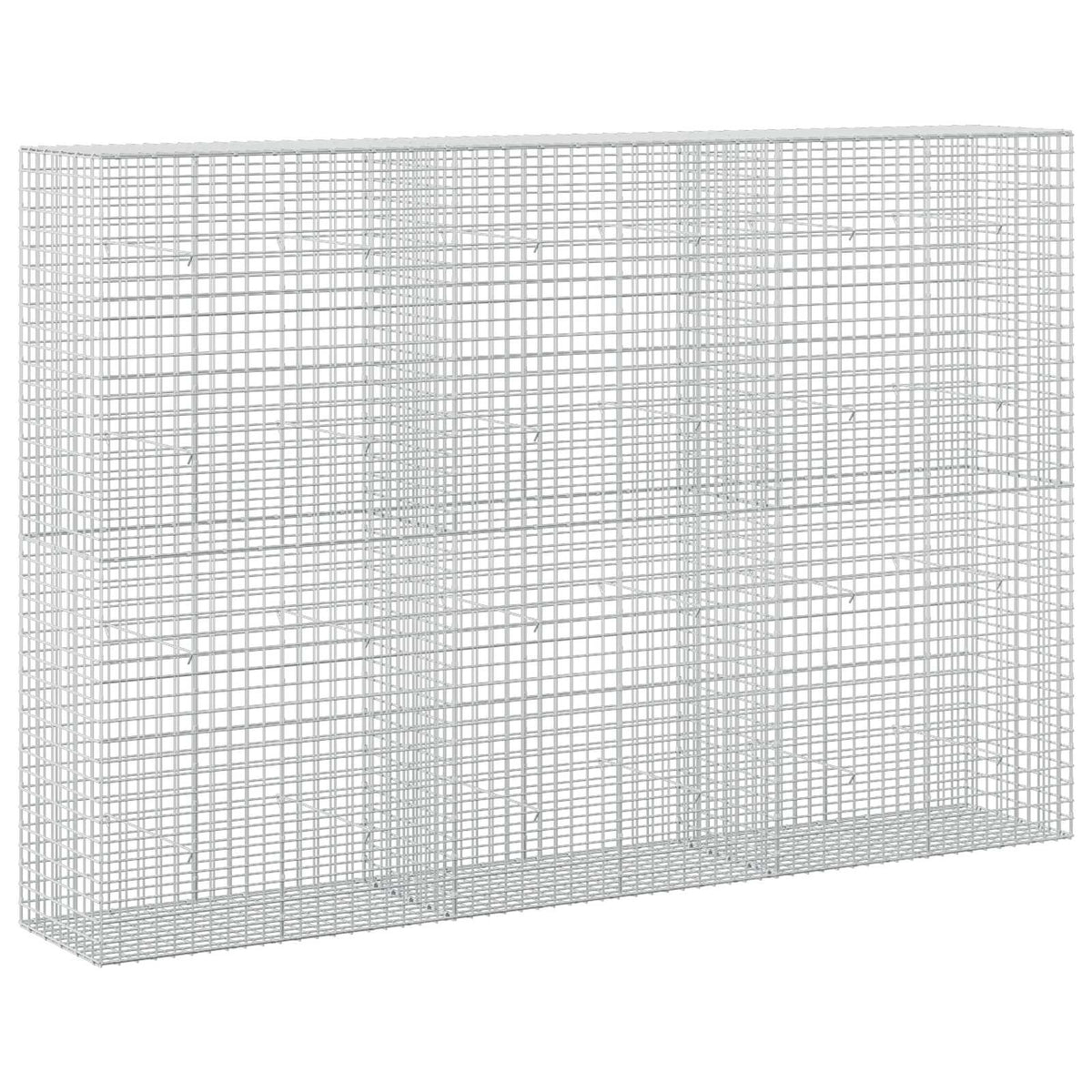 vidaXL Gabion with 3.5 mm Wire and 5x5 cm Mesh 300x50x200 cm 2