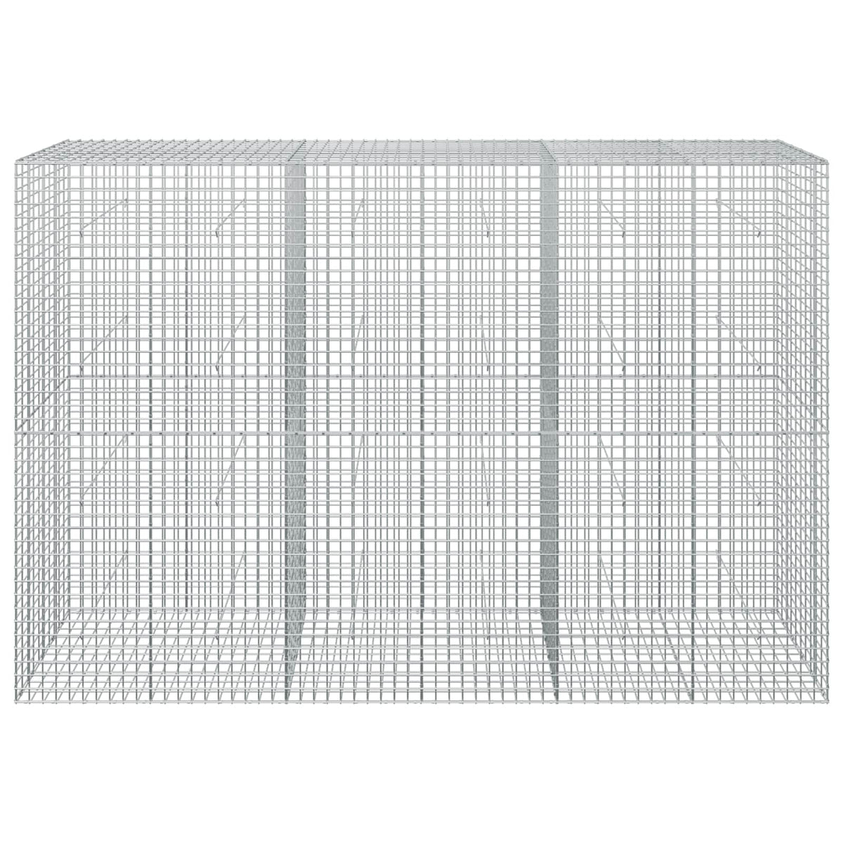 vidaXL Gabion with 3.5 mm Wire and 5x5 cm Mesh 300x50x200 cm 3
