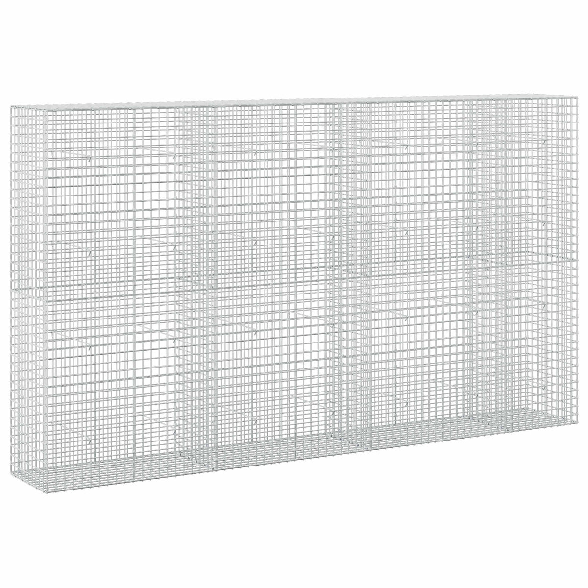 vidaXL Gabion with 3.5 mm Wire and 5x5 cm Mesh 350x50x200 cm 2