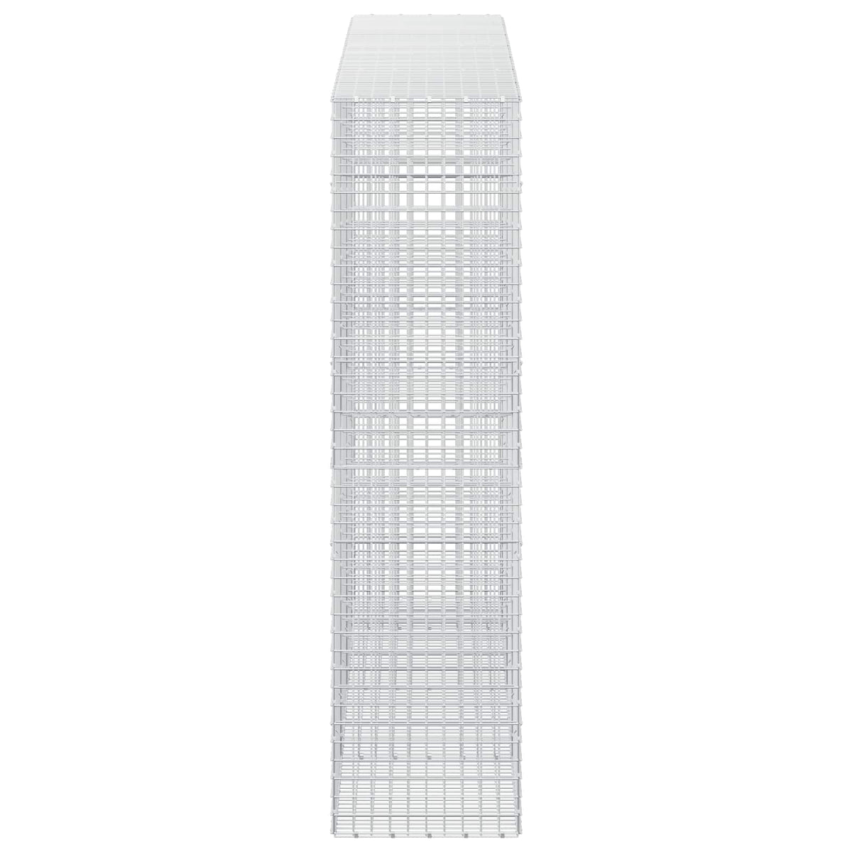 vidaXL Gabion with 3.5 mm Wire and 5x5 cm Mesh 350x50x200 cm 4
