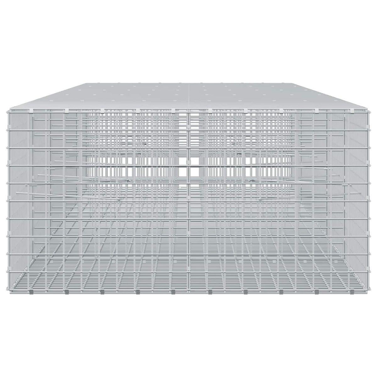 vidaXL Gabion with 3.5 mm Wire and 5x5 cm Mesh 500x100x50 cm 4