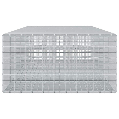 vidaXL Gabion with 3.5 mm Wire and 5x5 cm Mesh 500x100x50 cm 4