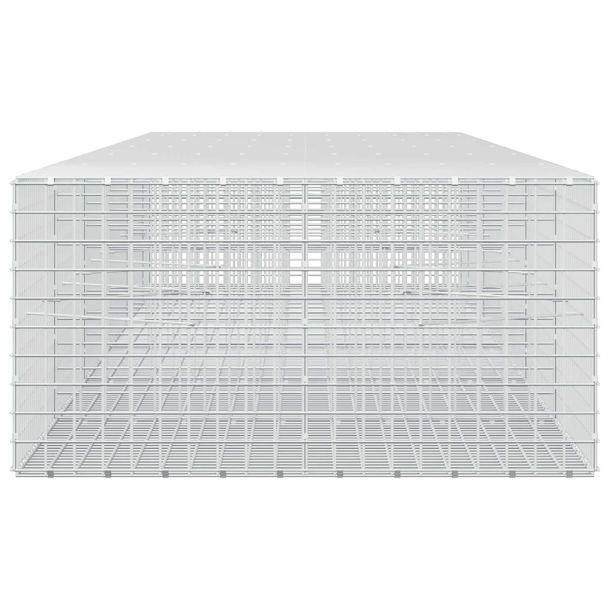 vidaXL Gabion with 3.5 mm Wire and 5x5 cm Mesh 550x100x50 cm 4