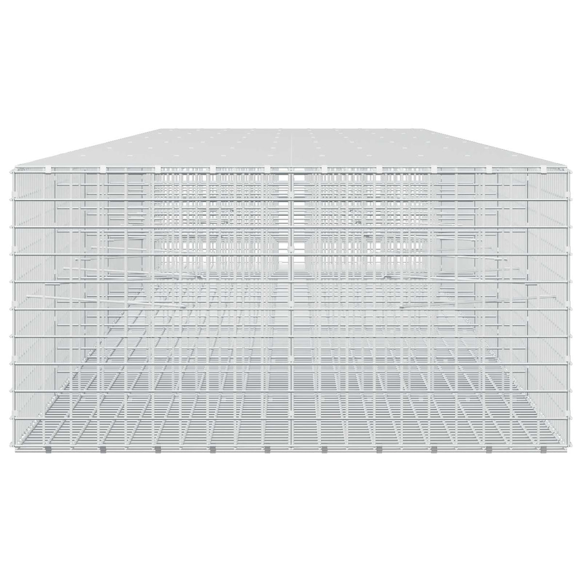 vidaXL Gabion with 3.5 mm Wire and 5x5 cm Mesh 650x100x50 cm 4