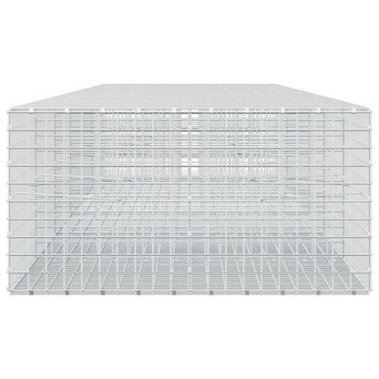 vidaXL Gabion with 3.5 mm Wire and 5x5 cm Mesh 650x100x50 cm 4