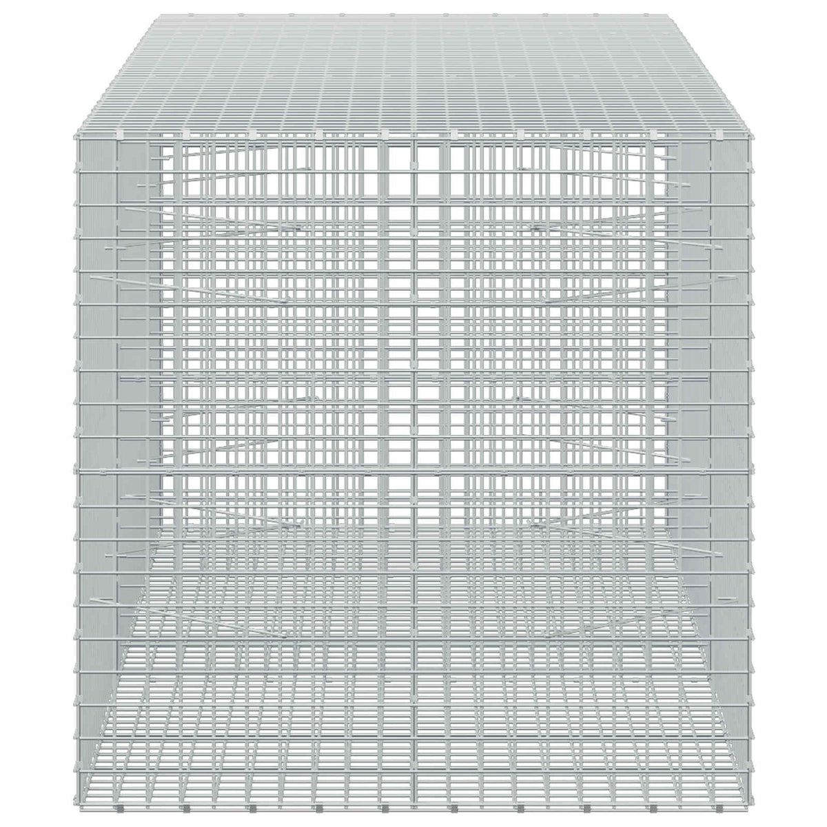 vidaXL Gabion with 3.5 mm Wire and 5x5 cm Mesh 250x100x100 cm 4