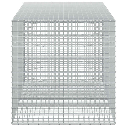 vidaXL Gabion with 3.5 mm Wire and 5x5 cm Mesh 250x100x100 cm 4