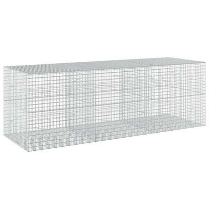 vidaXL Gabion with 3.5 mm Wire and 5x5 cm Mesh 300x100x100 cm 2