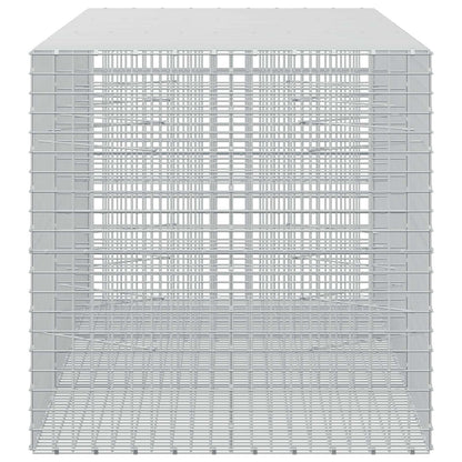 vidaXL Gabion with 3.5 mm Wire and 5x5 cm Mesh 300x100x100 cm 4