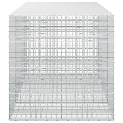 vidaXL Gabion with 3.5 mm Wire and 5x5 cm Mesh 350x100x100 cm 4