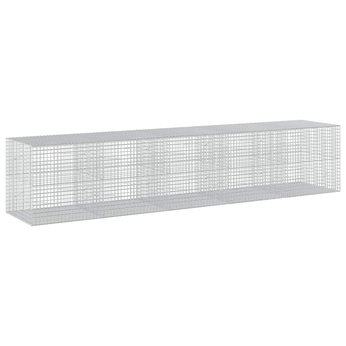 vidaXL Gabion with 3.5 mm Wire and 5x5 cm Mesh 500x100x100 cm 2