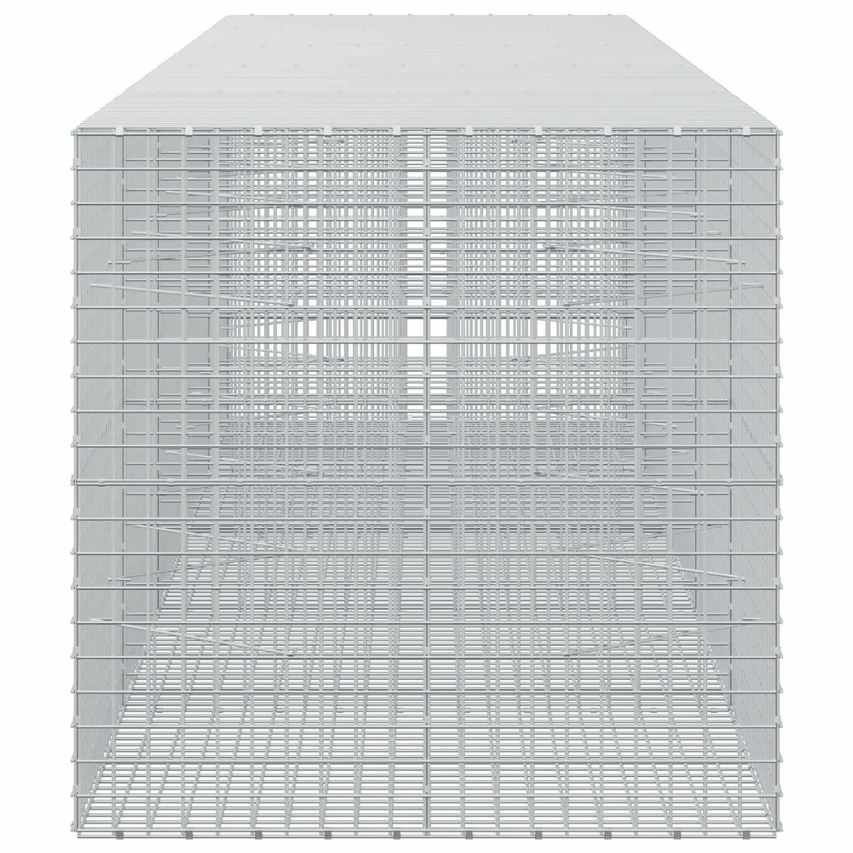 vidaXL Gabion with 3.5 mm Wire and 5x5 cm Mesh 500x100x100 cm 4