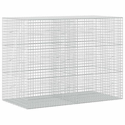 vidaXL Gabion with 3.5 mm Wire and 5x5 cm Mesh 200x100x150 cm 2