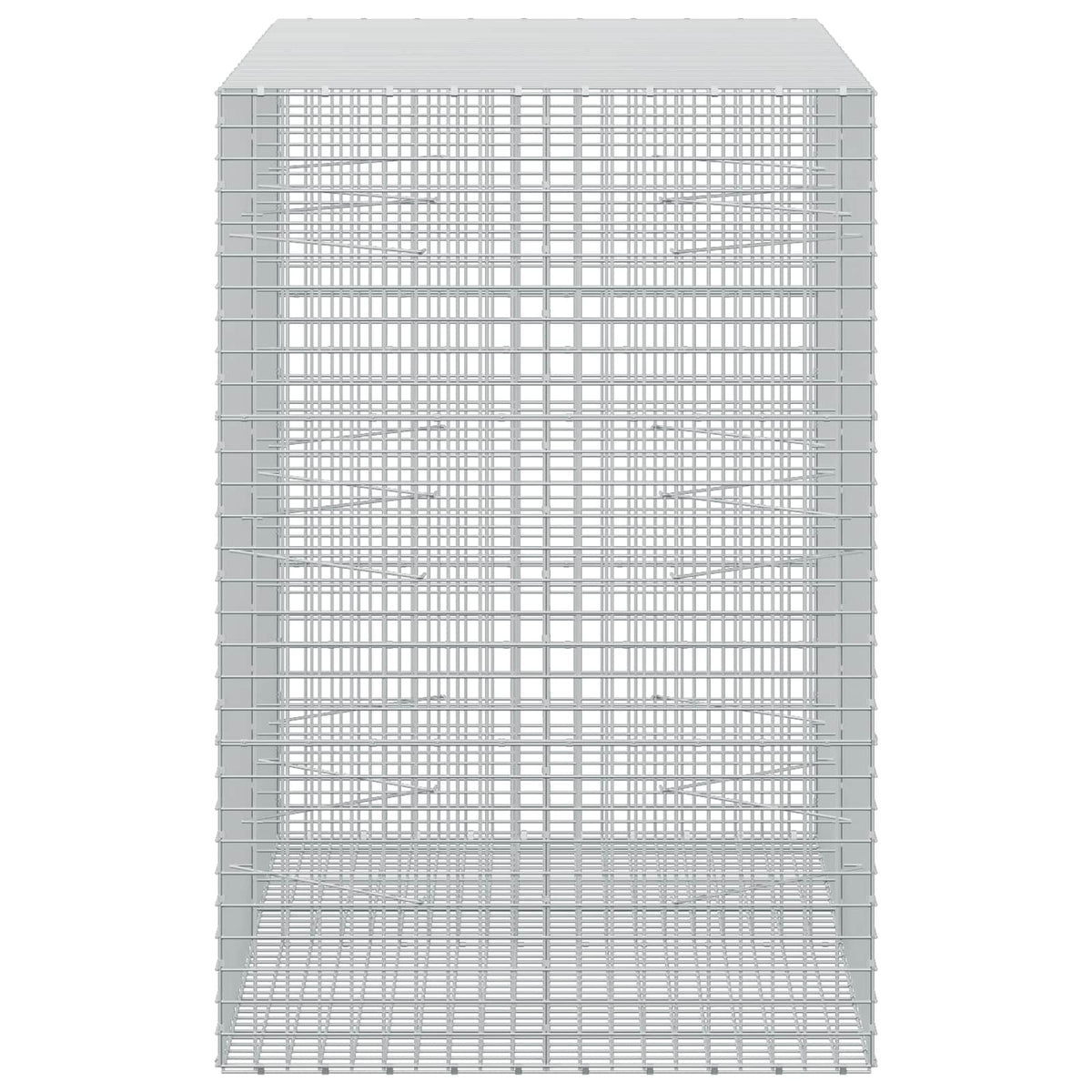 vidaXL Gabion with 3.5 mm Wire and 5x5 cm Mesh 200x100x150 cm 4