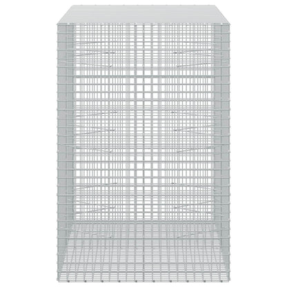 vidaXL Gabion with 3.5 mm Wire and 5x5 cm Mesh 200x100x150 cm 4