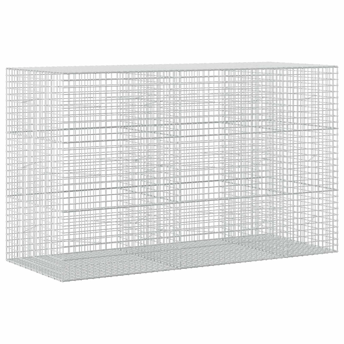 vidaXL Gabion with 3.5 mm Wire and 5x5 cm Mesh 250x100x150 cm 2
