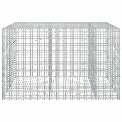 vidaXL Gabion with 3.5 mm Wire and 5x5 cm Mesh 250x100x150 cm 3